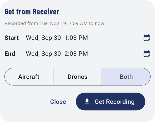 Get from Receiver.