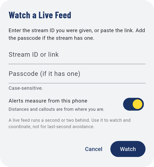 Watch a Live Feed.